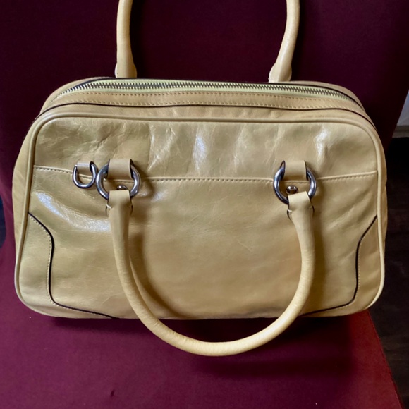 Coach Yellow Leather Poppy Satchel Handbag Shoulder Bag No. A1269-17888 - Picture 14 of 16